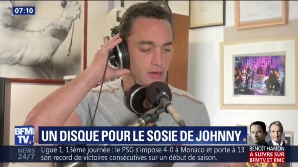 Un album d'inédits destinés à Johnny, chantés par son sosie Jean-Baptiste Guégan